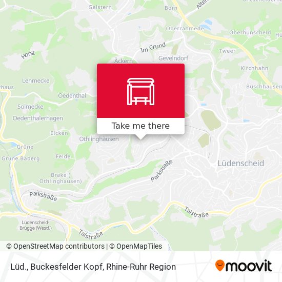 Lüd., Buckesfelder Kopf map