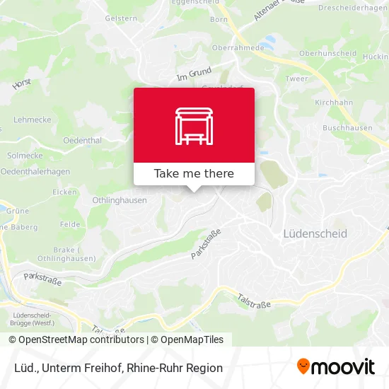 Карта Lüd., Unterm Freihof