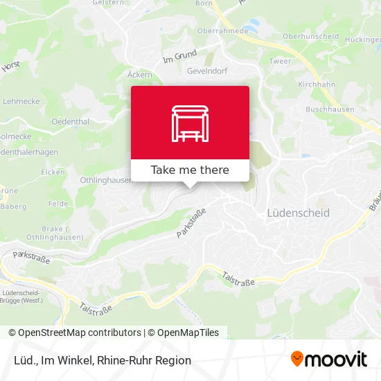 Карта Lüd., Im Winkel