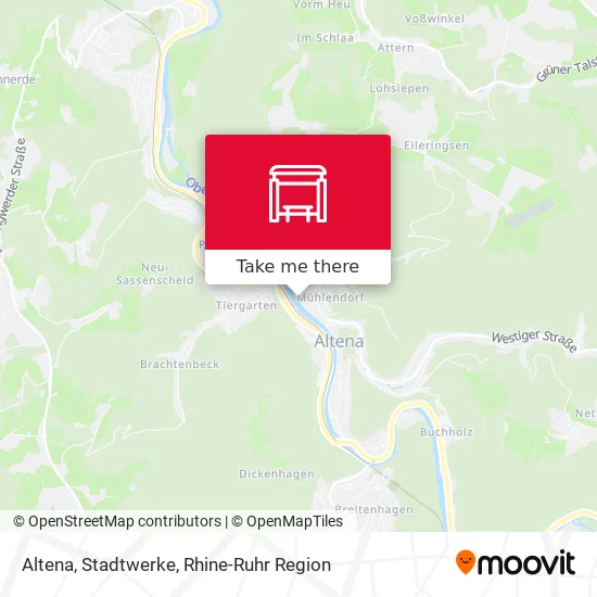 Карта Altena, Stadtwerke