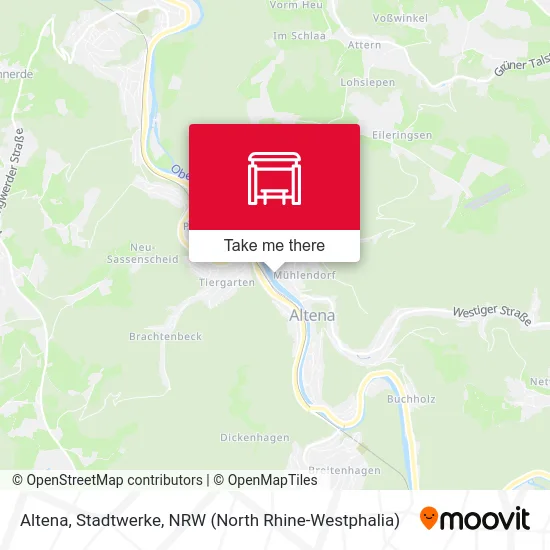 Altena, Stadtwerke map