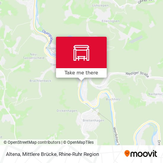 Altena, Mittlere Brücke map