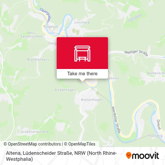 Altena, Lüdenscheider Straße map