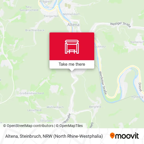 Карта Altena, Steinbruch