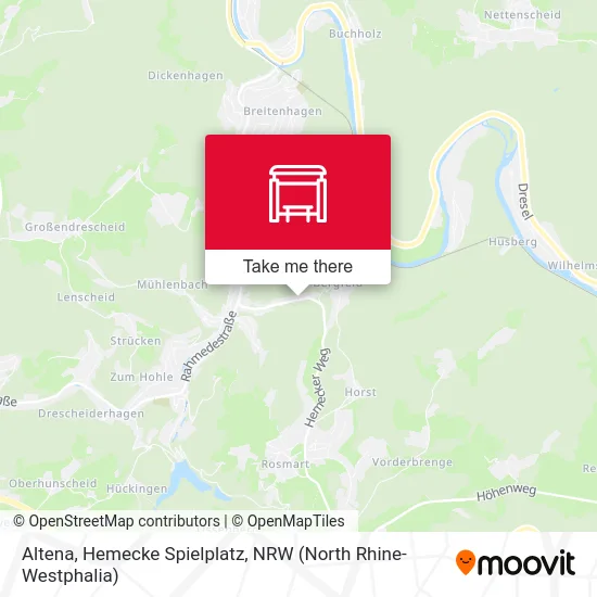 Altena, Hemecke Spielplatz map