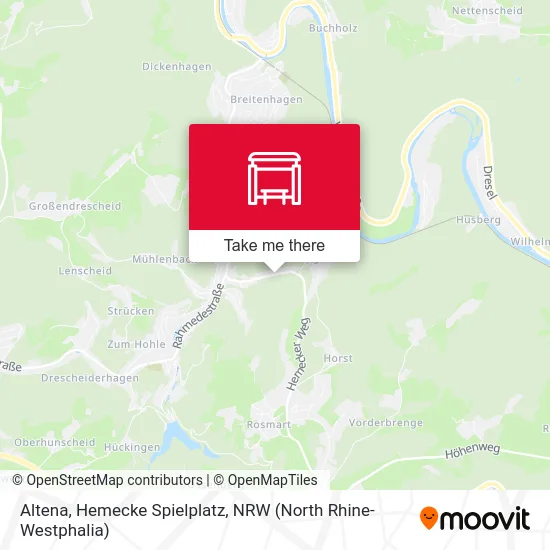 Altena, Hemecke Spielplatz map