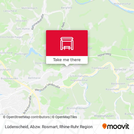 Lüdenscheid, Abzw. Rosmart map