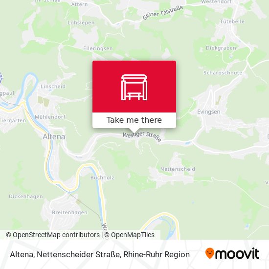 Altena, Nettenscheider Straße map