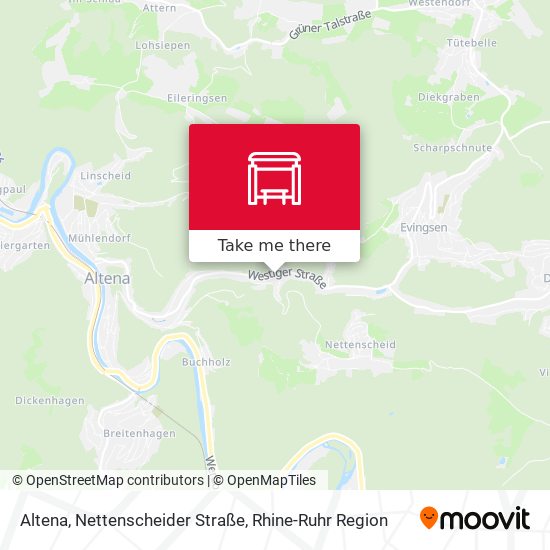 Altena, Nettenscheider Straße map