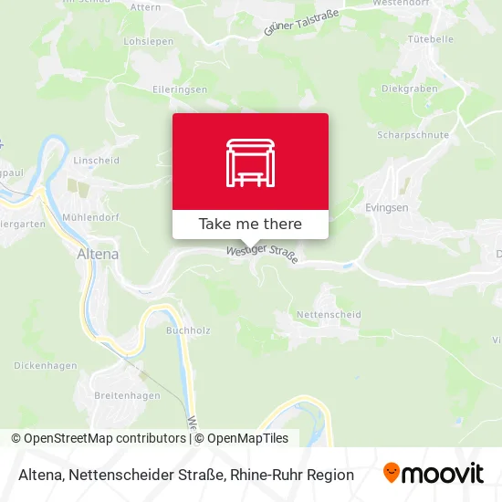 Карта Altena, Nettenscheider Straße