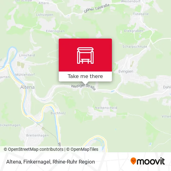 Карта Altena, Finkernagel