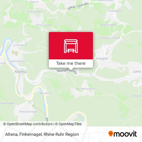 Карта Altena, Finkernagel