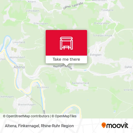 Карта Altena, Finkernagel