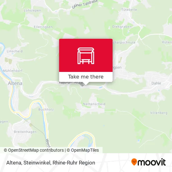 Карта Altena, Steinwinkel