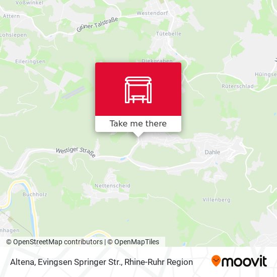 Карта Altena, Evingsen Springer Str.