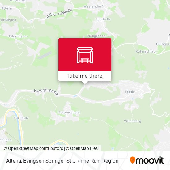 Карта Altena, Evingsen Springer Str.
