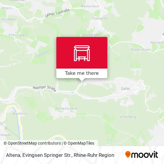 Карта Altena, Evingsen Springer Str.