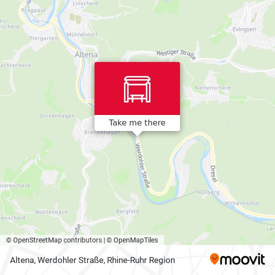 Altena, Werdohler Straße map
