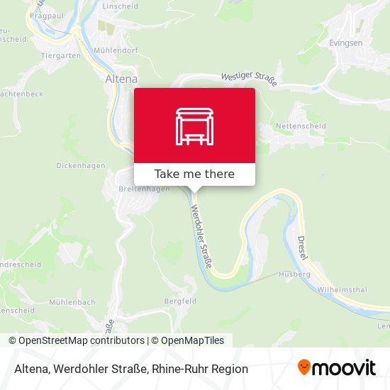 Altena, Werdohler Straße map