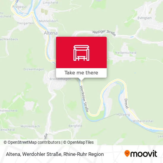 Карта Altena, Werdohler Straße