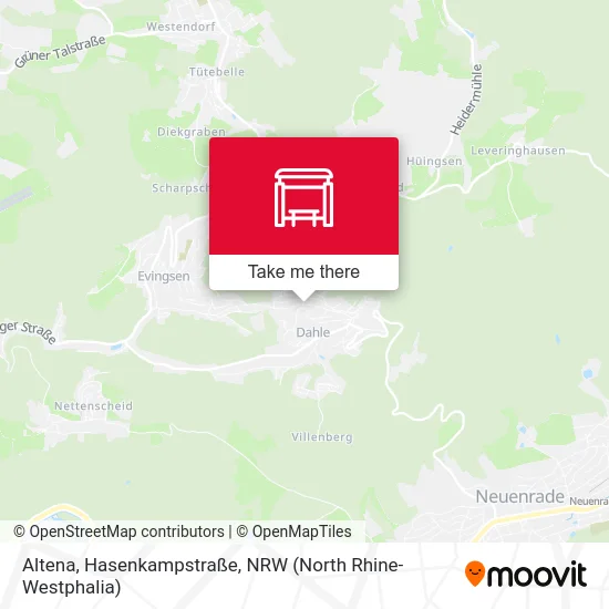 Altena, Hasenkampstraße map