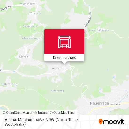 Altena, Mühlhofstraße map