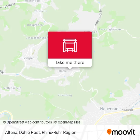 Карта Altena, Dahle Post