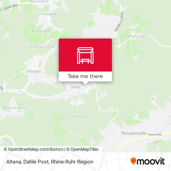 Карта Altena, Dahle Post