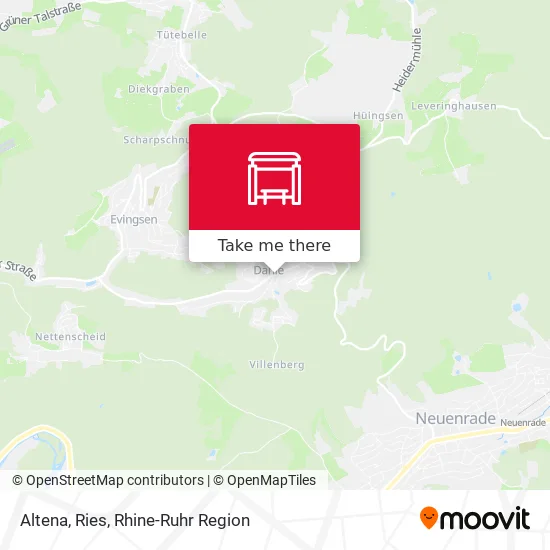 Карта Altena, Ries