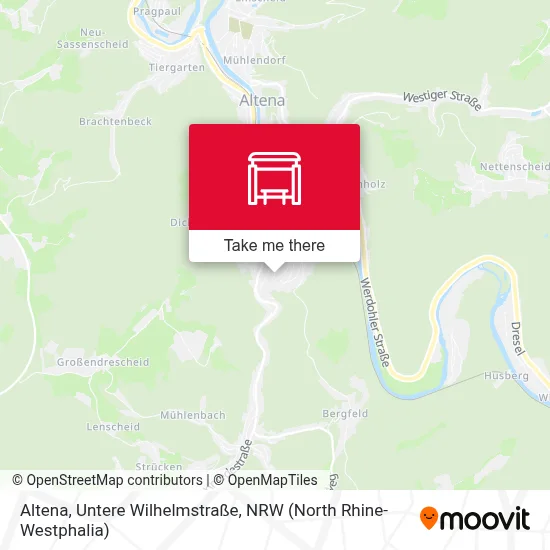 Altena, Untere Wilhelmstraße map