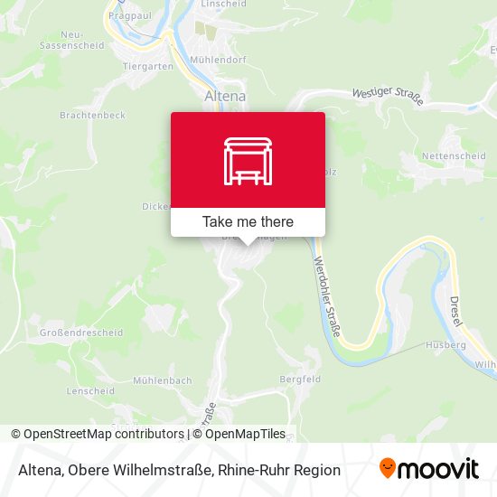 Altena, Obere Wilhelmstraße map