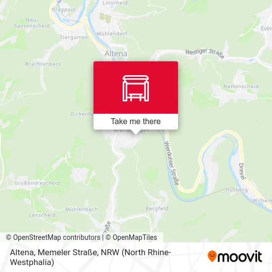 Altena, Memeler Straße map
