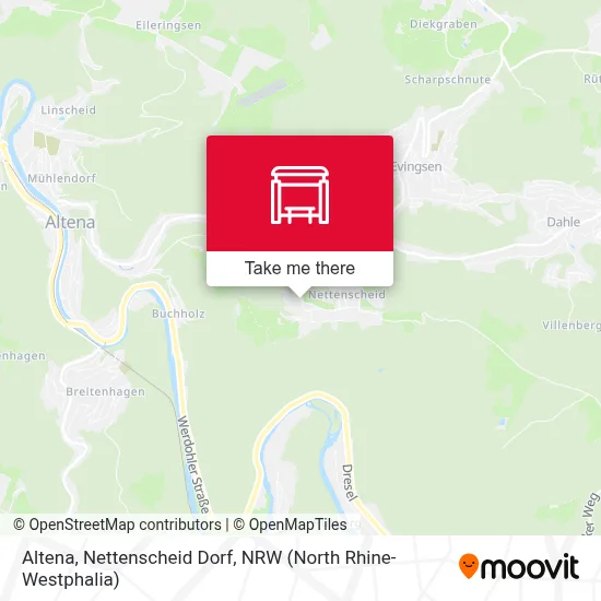 Altena, Nettenscheid Dorf map