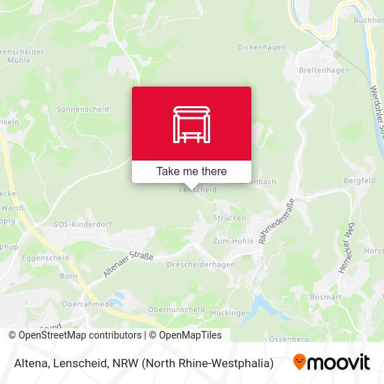 Altena, Lenscheid map