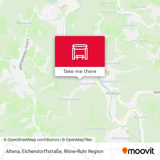 Карта Altena, Eichendorffstraße