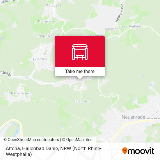 Altena, Hallenbad Dahle map