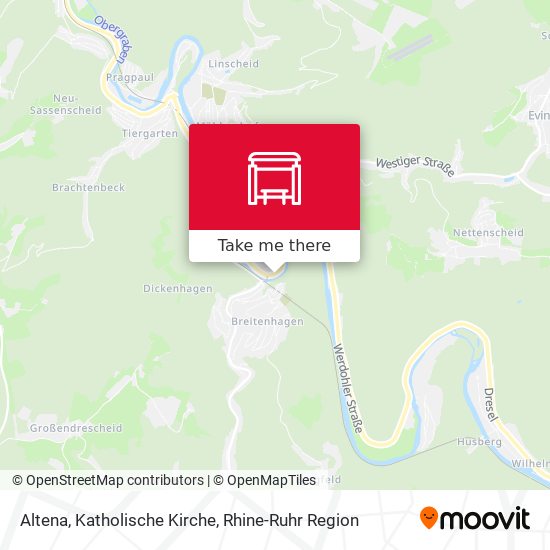 Altena, Katholische Kirche map