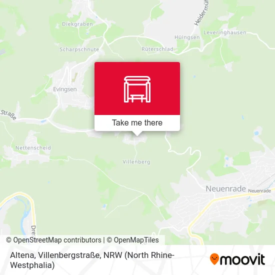 Altena, Villenbergstraße map