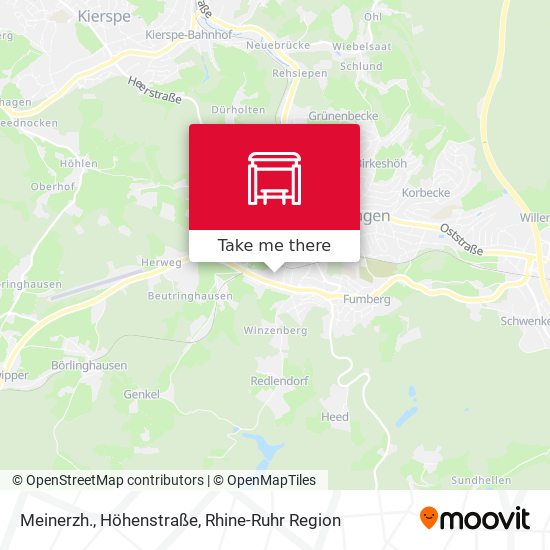Meinerzh., Höhenstraße map