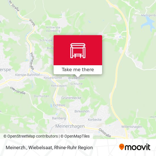 Карта Meinerzh., Wiebelsaat
