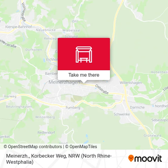 Meinerzh., Korbecker Weg map