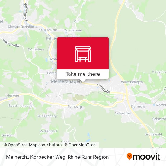 Meinerzh., Korbecker Weg map