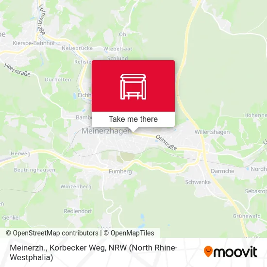 Meinerzh., Korbecker Weg map