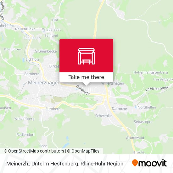 Карта Meinerzh., Unterm Hestenberg