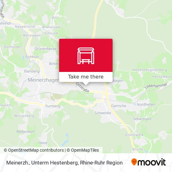 Карта Meinerzh., Unterm Hestenberg
