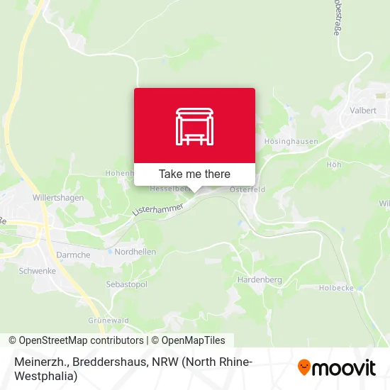 Meinerzh., Breddershaus map
