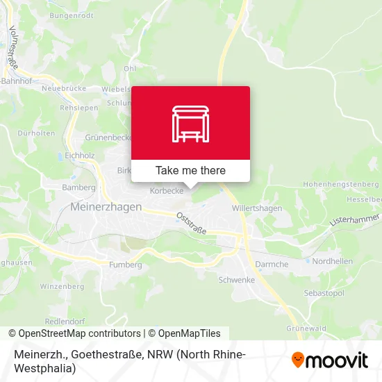 Meinerzh., Goethestraße map