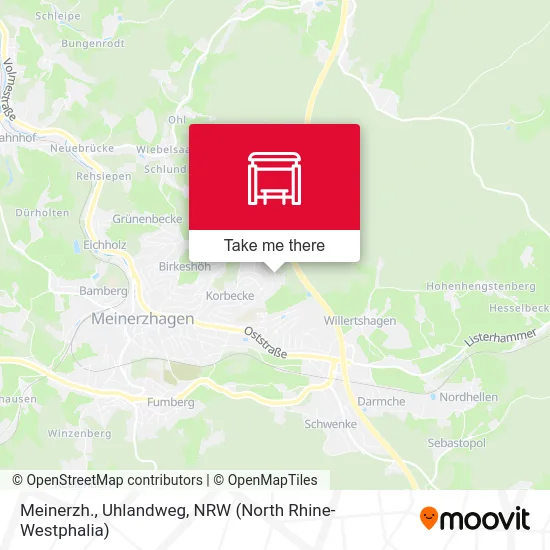 Meinerzh., Uhlandweg map