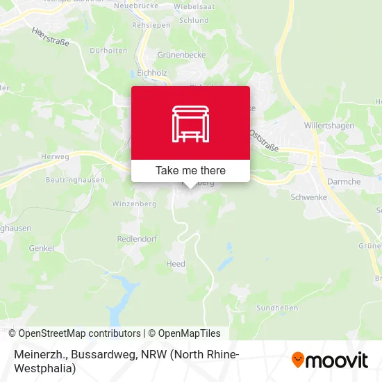 Meinerzh., Bussardweg map