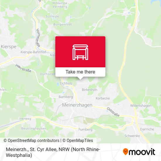 Meinerzh., St. Cyr Allee map